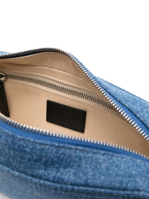 Blue Cotton Denim Crossbody Bag - SS24
