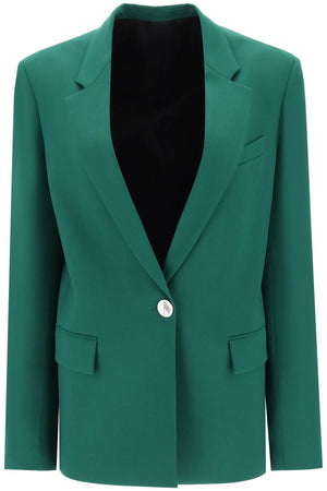 Women's Wool Blend Coat in Green - FW23 Collection