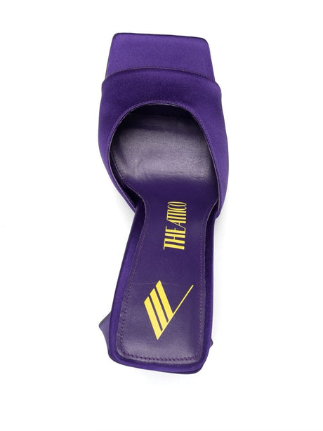 THE ATTICO The Feminine Touch Purple Heeled Sandal for Women