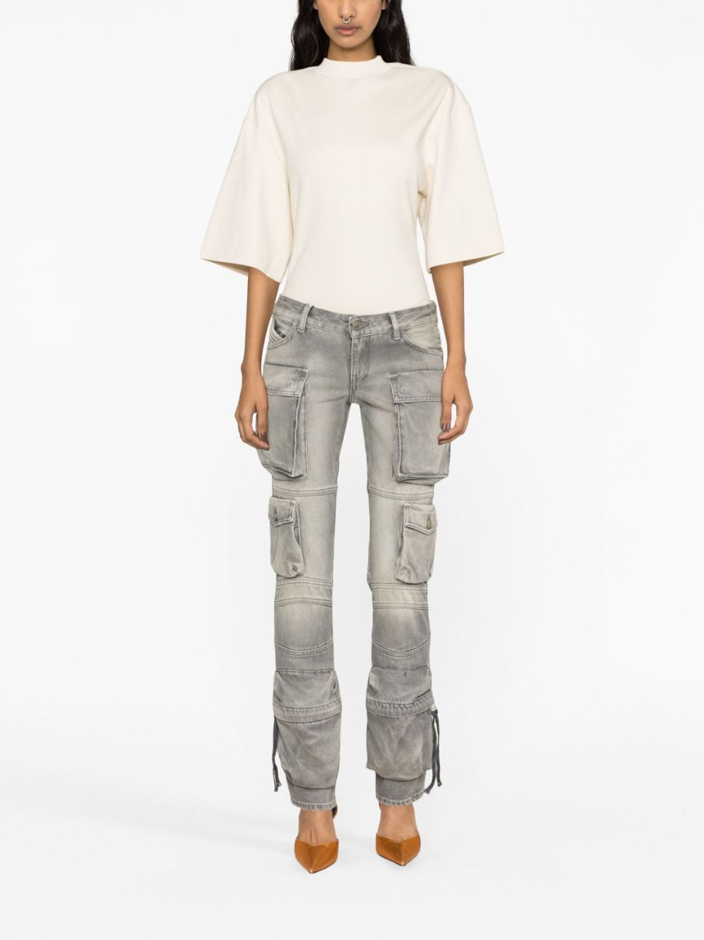 Grey Pants for Women - FW23 Collection