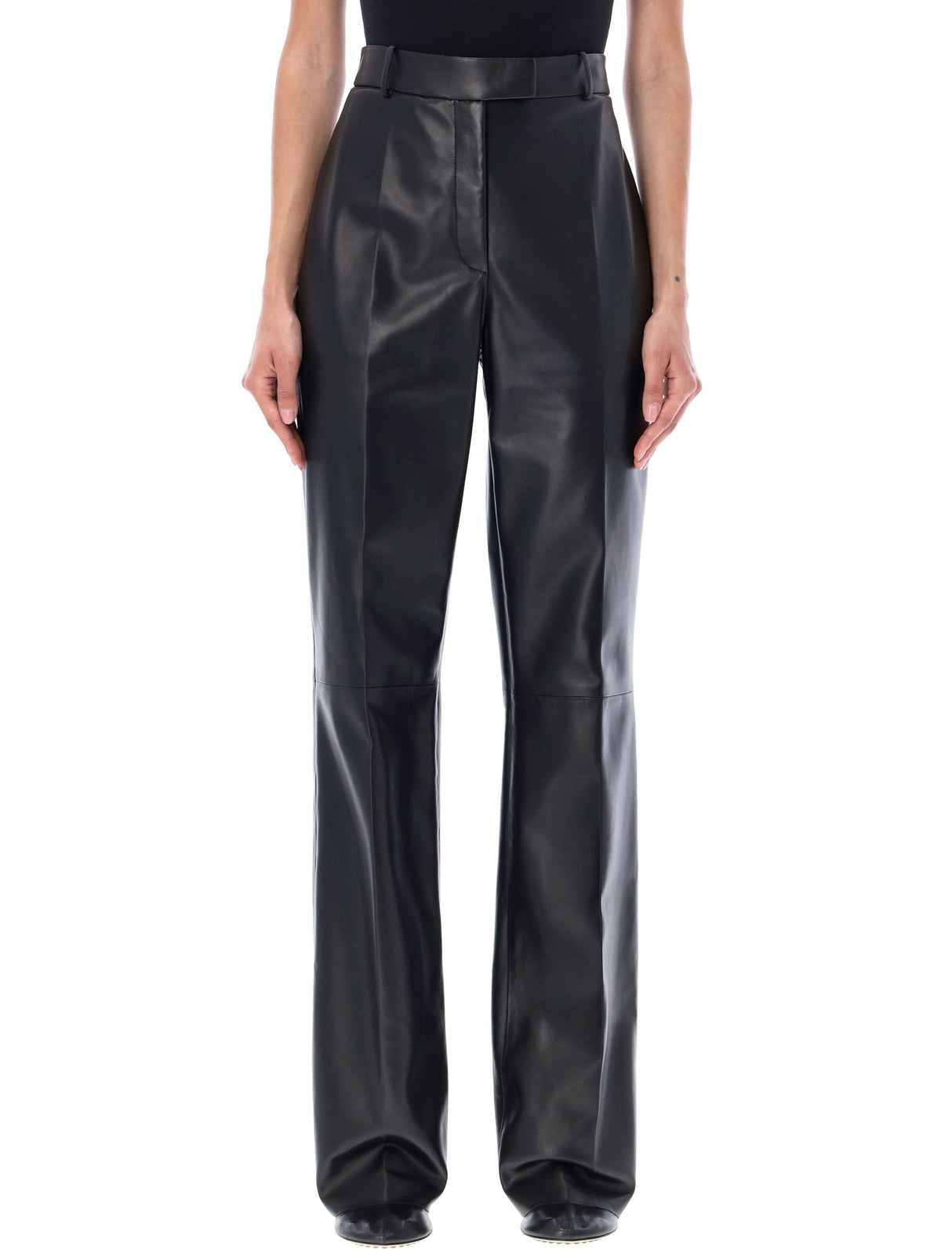 Genuine Leather Pants for Women by a Top Luxury Designer
