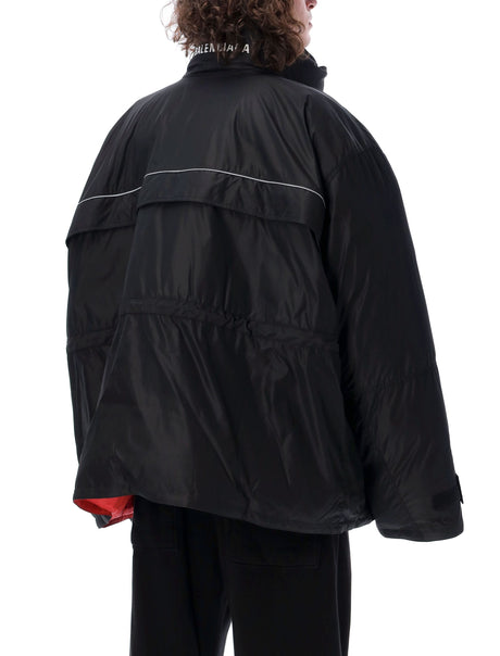 Oversized Black Parka Jacket - FW23 Collection