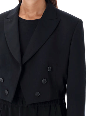 COMME DES GARÇONS Fierce and Fashionable: Black Spencer Jacket for Women