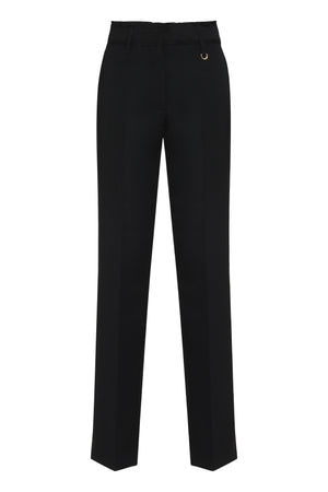 JACQUEMUS Black Wool Trousers for Women in FW23 Collection