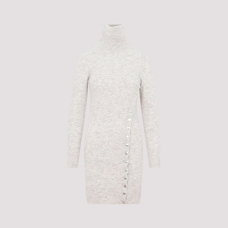 ISABEL MARANT Cozy Nude Knit Dress for Women | FW23 Collection