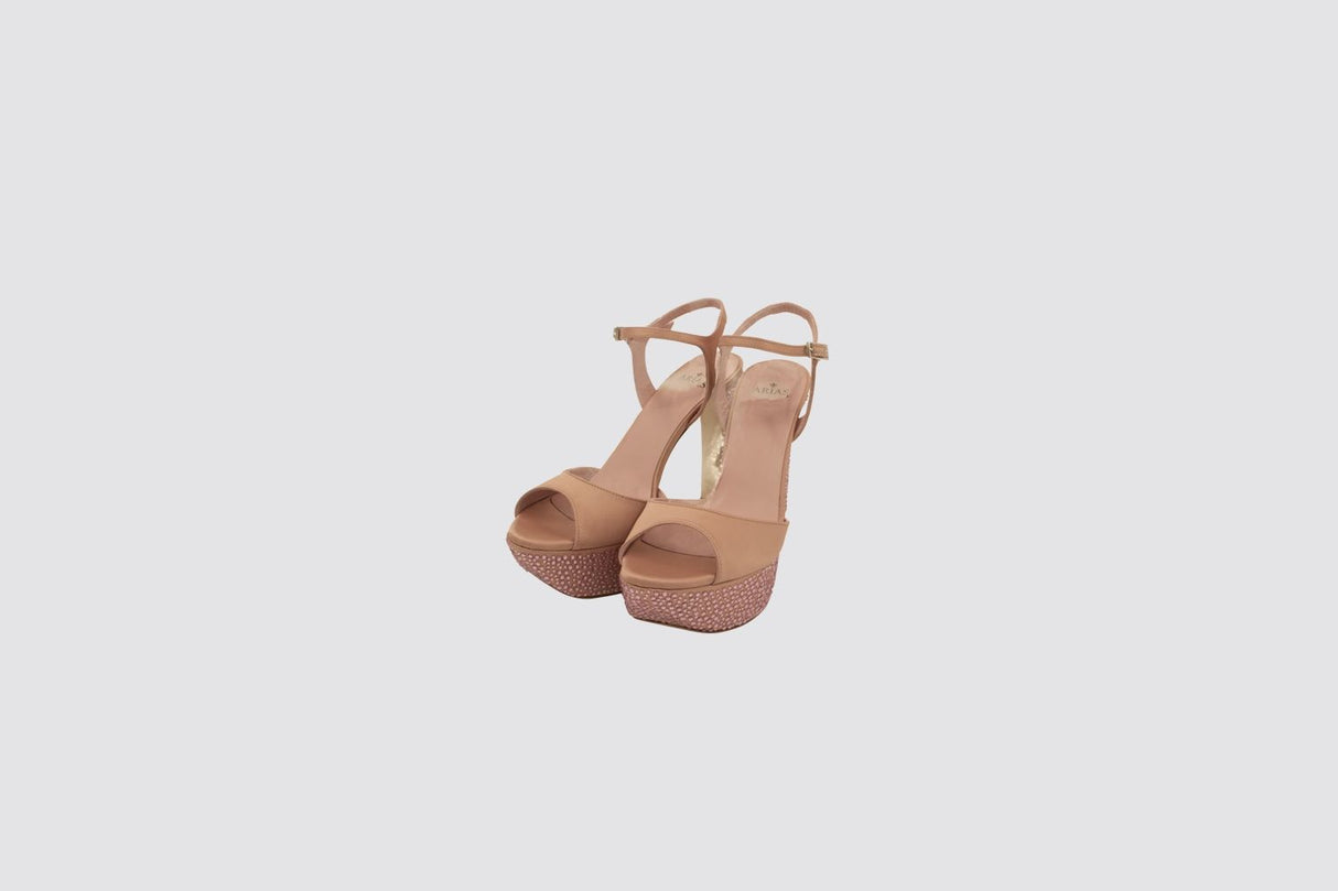 Coral Goat Leather Women's Sandals - SS23 Collection