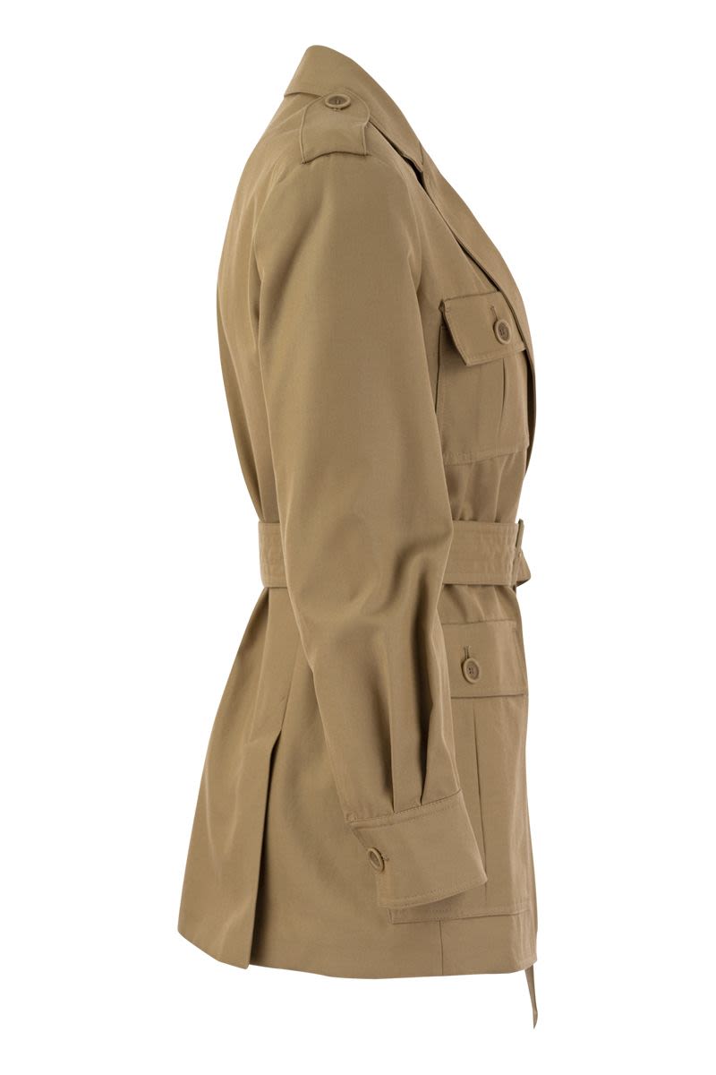 Áo khoác Safari màu be dành cho nữ - Bộ sưu tập SS24
