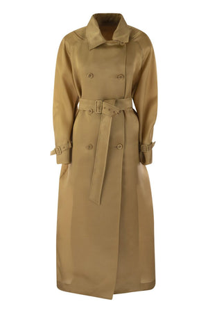 Áo khoác lông cừu từ ba lớp tơ tằm thiết kế cho phụ nữ - Bộ sưu tập SS24