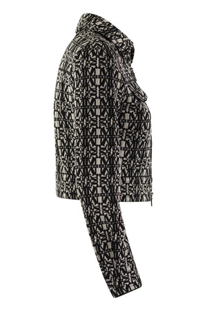 クロップドモノグラムジャケット - 女性用ファッション SS24