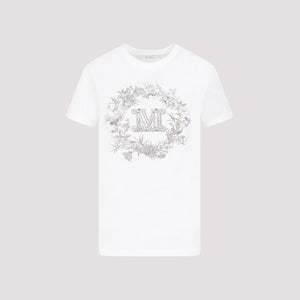 白の綿Tシャツ - SS24コレクション