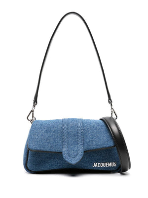 JACQUEMUS Blue Leather Crossbody Bag for Women - SS24 Collection