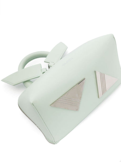 THE ATTICO Aqua Leather Crossbody Tote Handbag for Women