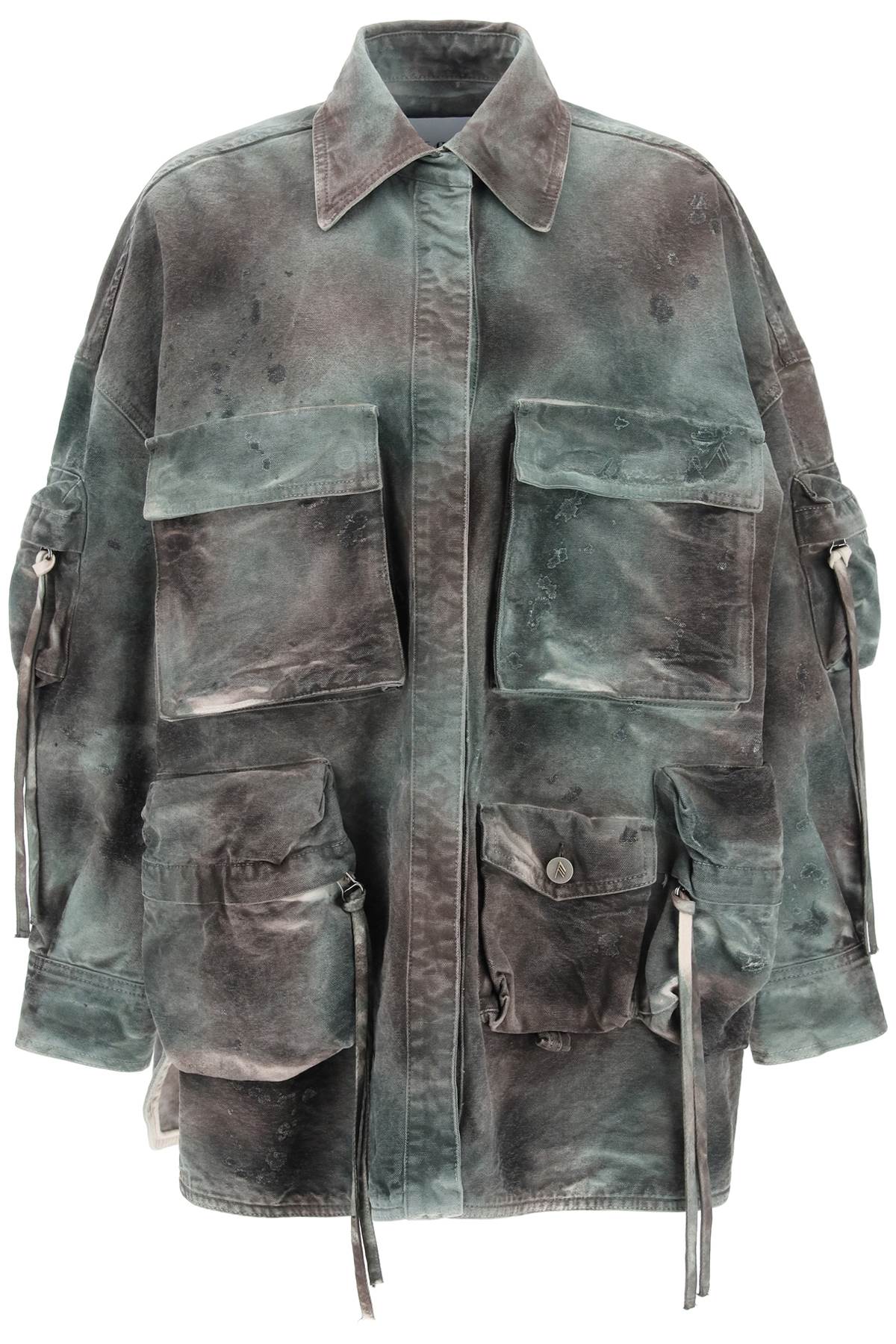 Chic Green Cotton Short Jacket - SS24 Collection