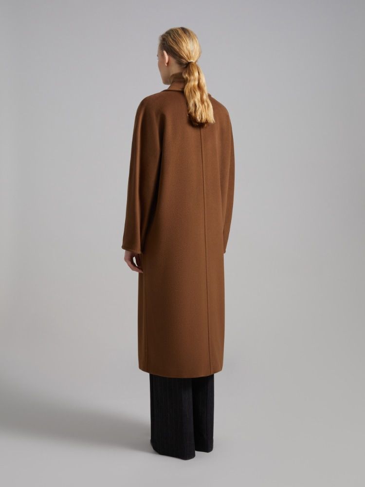 精緻深棕色秋季女士外套