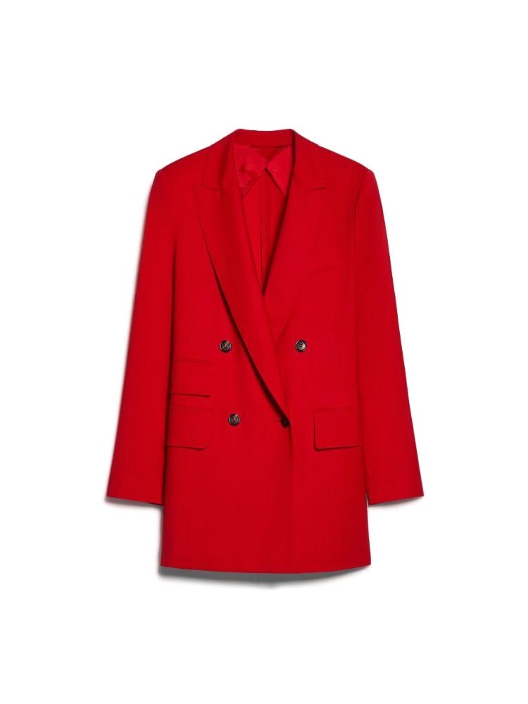 Áo khoác đỏ sành điệu cho phụ nữ - Bộ sưu tập Thu Đông 2024