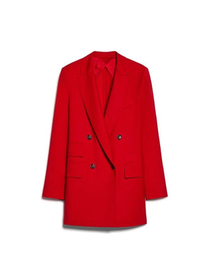 Áo khoác đỏ sành điệu cho phụ nữ - Bộ sưu tập Thu Đông 2024