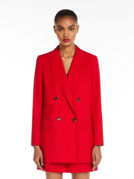 女性用スタイリッシュな赤いジャケット - FW24コレクション