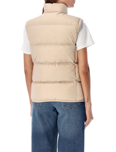 MONCLER Elegant Beige Puffer Vest