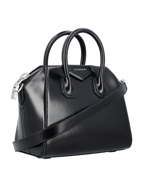 GIVENCHY Elegant Mini Handbag in Smooth Leather - 24cm H x 28cm W x 14cm D