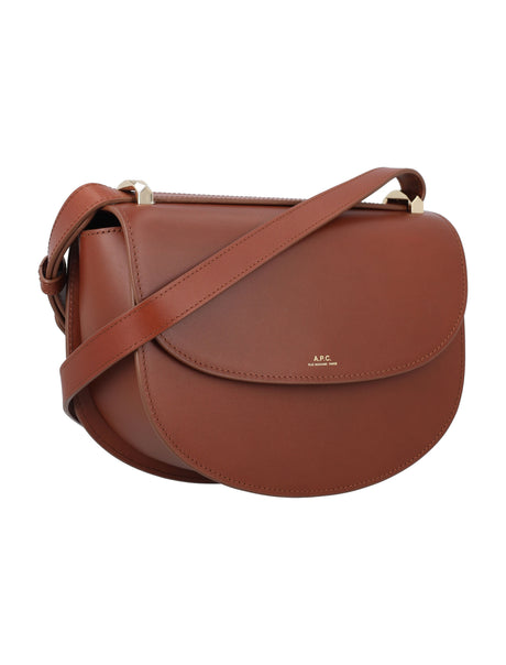 A.P.C. Elegant Leather Mini Handbag - 18x25x8.5 cm