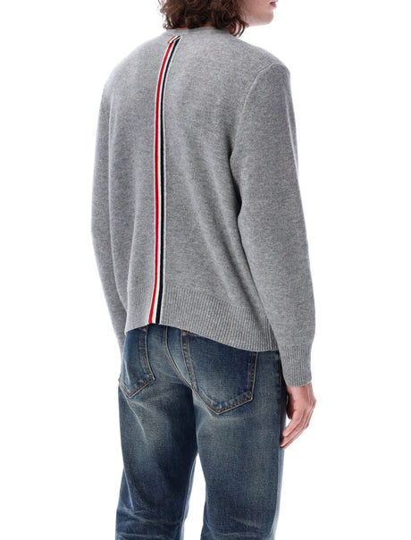 THOM BROWNE WASHED PIQUE STITCH PULLOVER