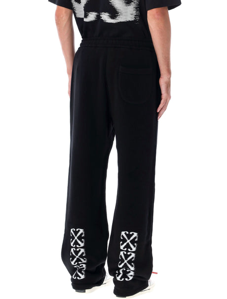 OFF-WHITE Windy Arrow Embroidered Sweatpants