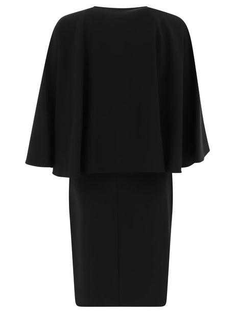 CHLOÉ Elegant Mini Dress with Attached Cape