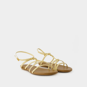 JACQUEMUS Tan Pralu P Sandals for Women - Spring/Summer 2024 Collection