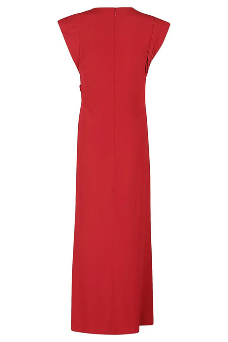 女性用SS24コレクションの真紅のドレス