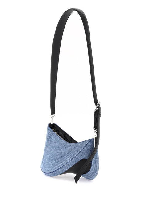 Blue Denim Spiral Shoulder Bag (女性用)