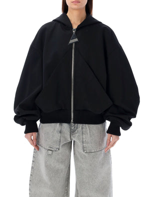 Oversized Black Bomber Jacket for Women - SS24 Collection
