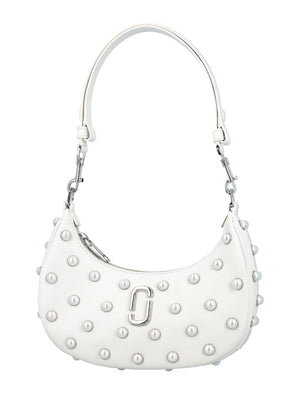Pearl Curve Handbag - White