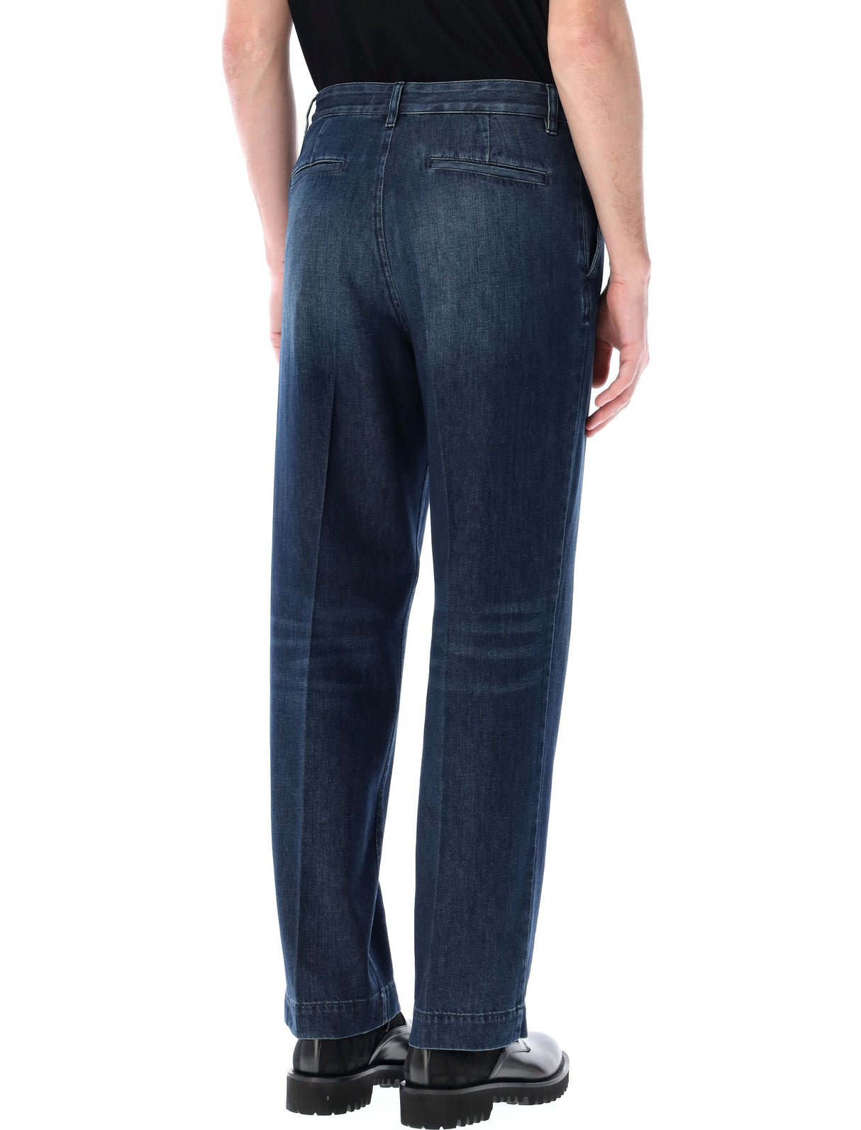 VALENTINO GARAVANI Blue Straight Cut Denim Jeans for Men - SS24 Collection