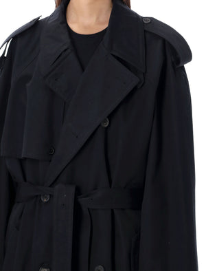 Oversized Trench Jacket for Women by Balenciaga