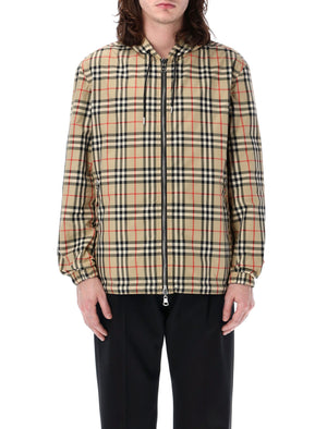 Men's Reversible Check Jacket for SS24 by Burberry