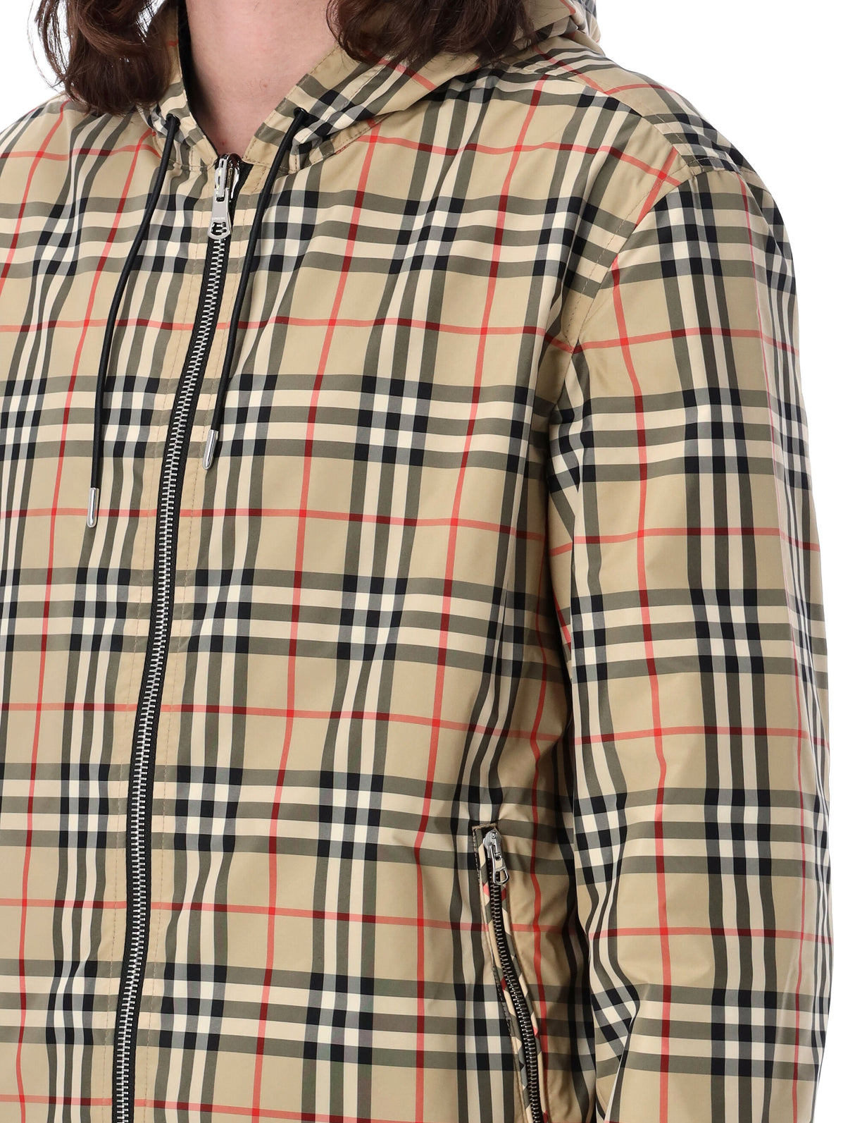Men's Reversible Check Jacket for SS24 by Burberry