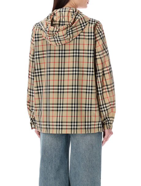 Everton Vintage Check Jacket - Classic Print Zip-Up Outerwear for Women