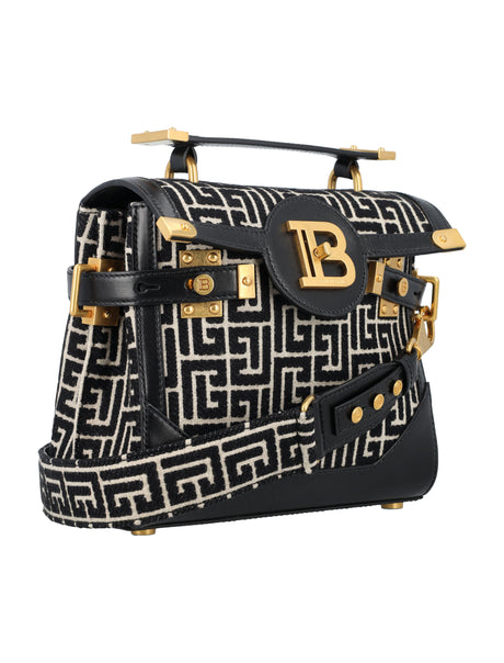 Luxurious Monogram Jacquard B-Buzz 23 Shoulder Handbag for Women