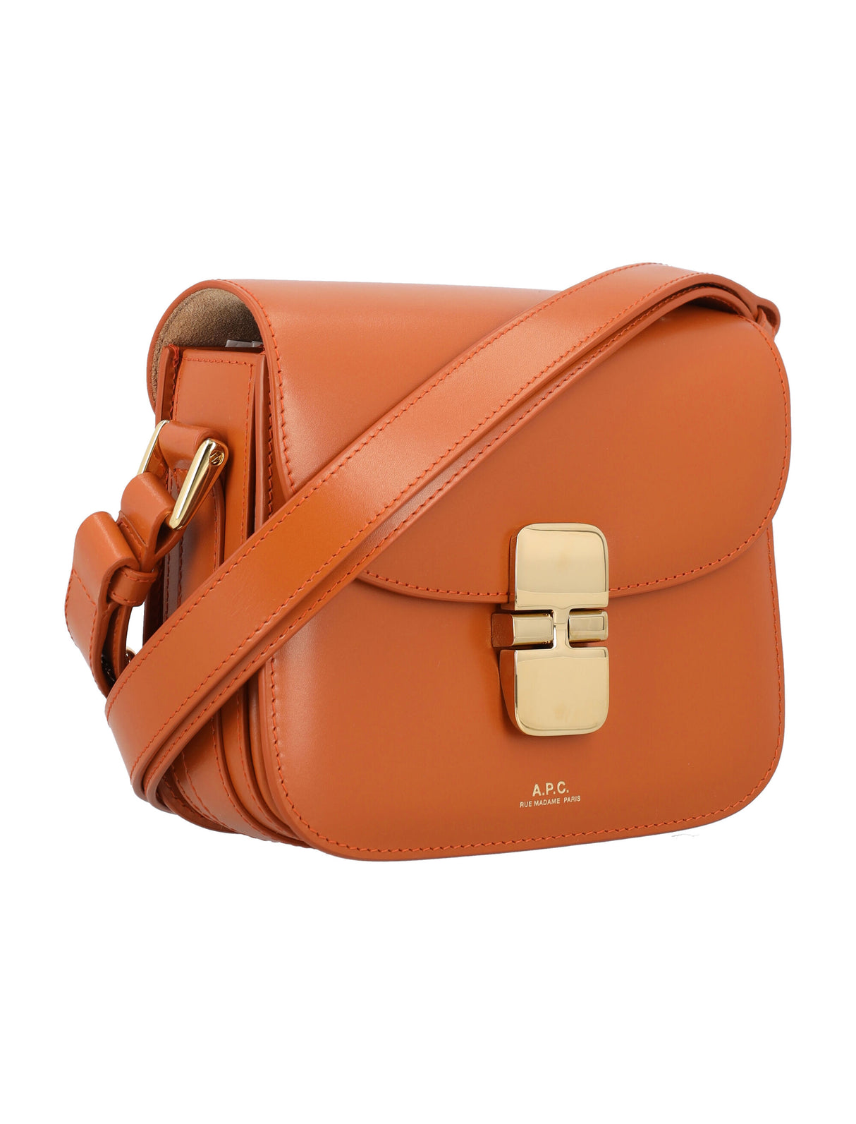 Grace Mini Leather Shoulder and Crossbody Bag - Cinnamon Brown