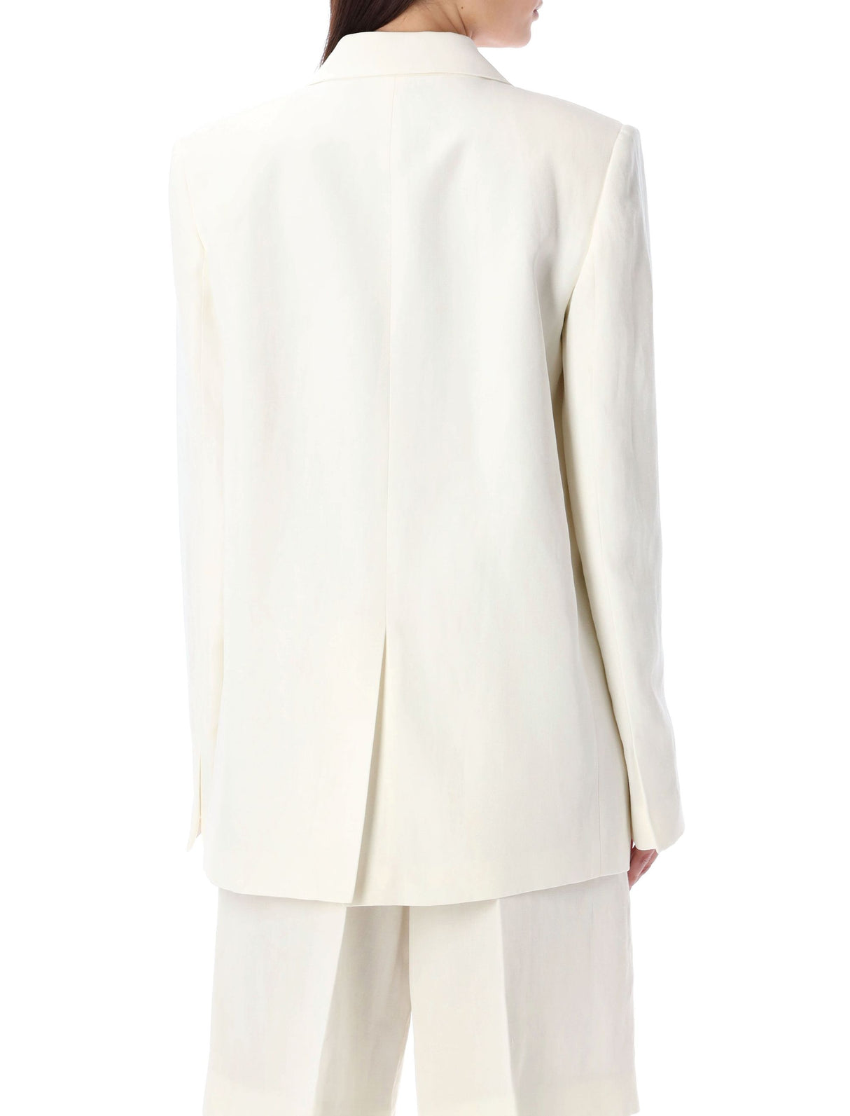 菲比安娜露易斯斐特素白女裝西裝外套-SS24系列
