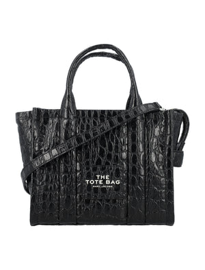 黑色鱷魚皮手提包-Marc Jacobs設計師女性專用原創