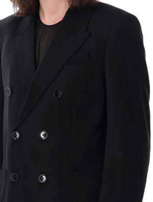 Wool Blend Double Breasted Blazer for Men by AMI PARIS
