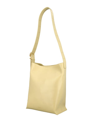 JIL SANDER Oak Leather Tote Handbag for Women SS24