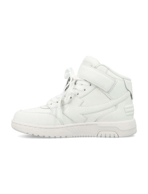 OFF-WHITE Mid-High White Sneakers for Women