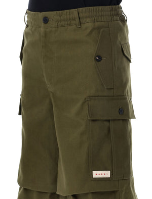 Army Green Loose-Fit Cargo Pants for Men - SS24 Collection