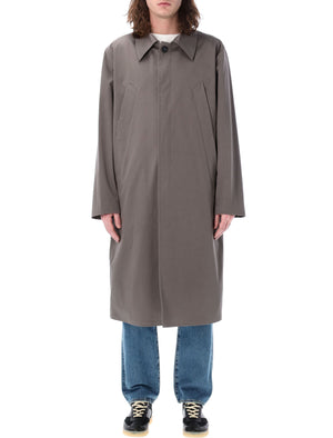 Áo khoác dày bằng vải bông màu nâu xám cho nam giới - bộ sưu tập hiện nay
