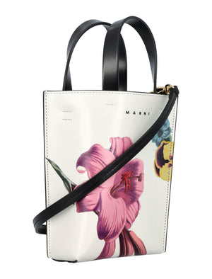 Floral Print Nano Handbag by a Renowned Fashion House