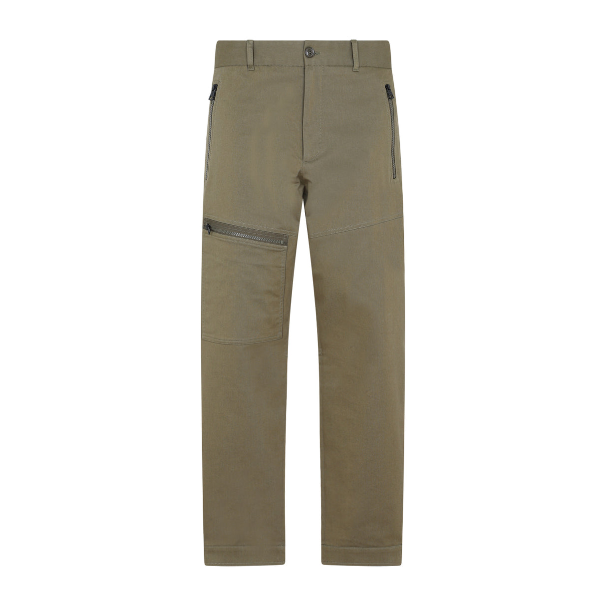 Stylish Green Cotton Trousers for Men