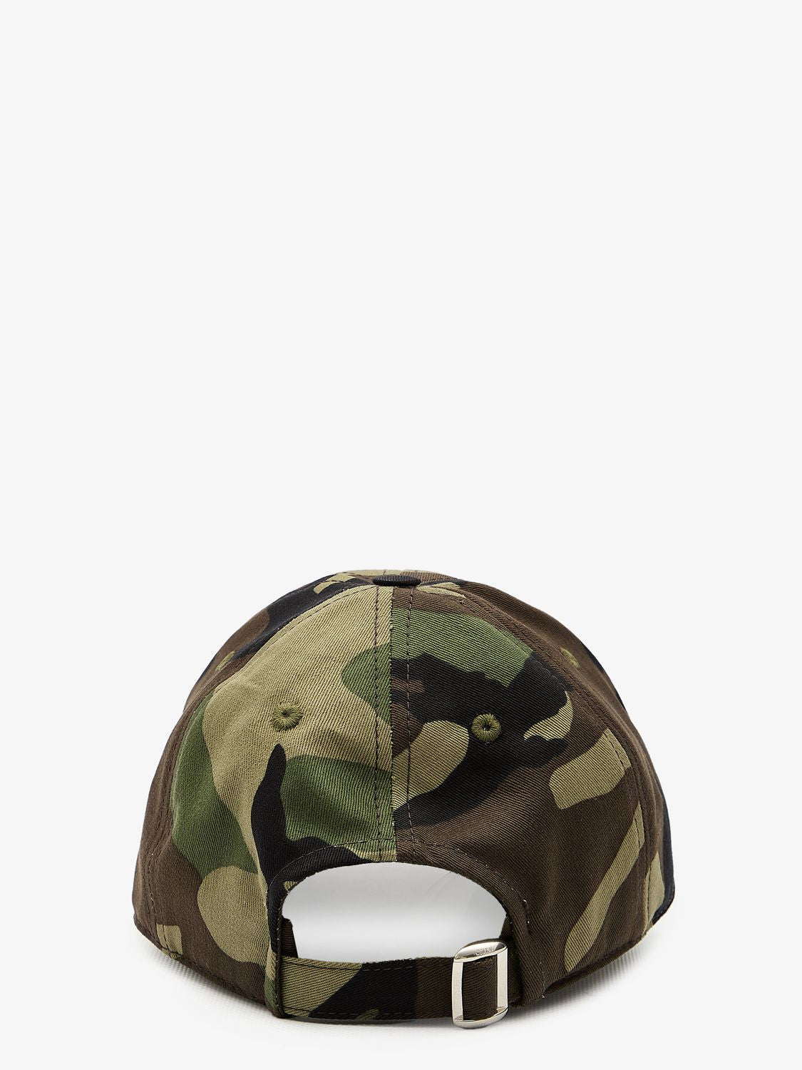 Camouflage Baseball Cap with Embroidered Logo - Men's