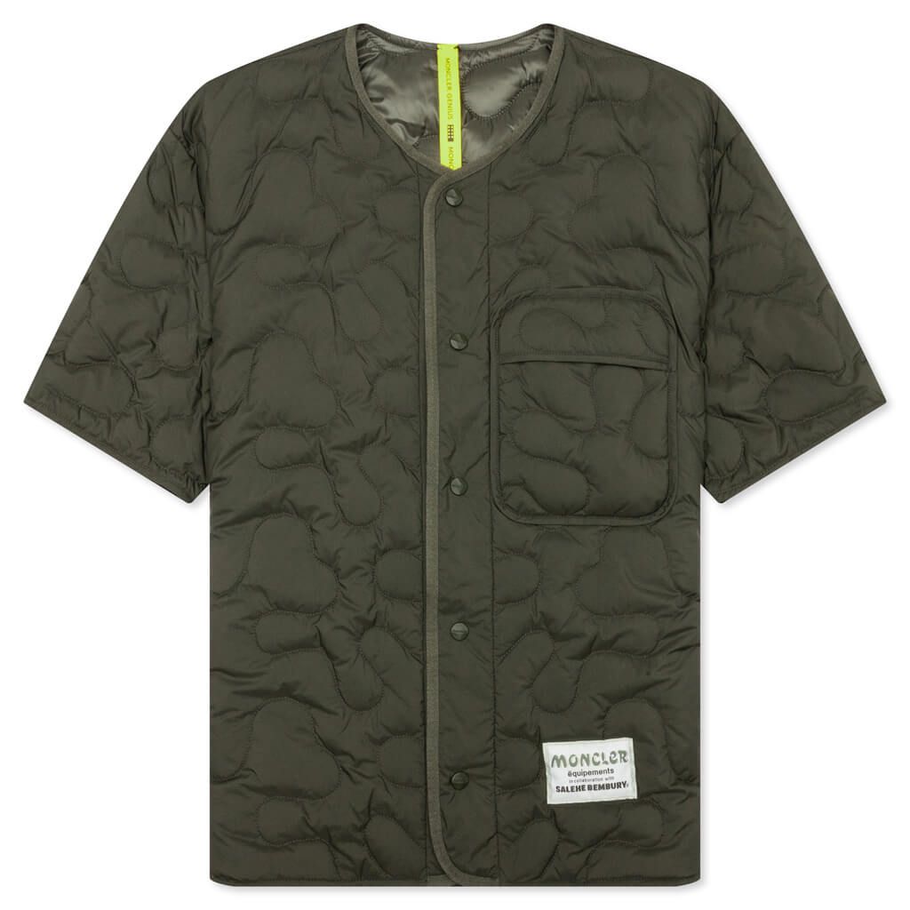 Stylish Green Padded Shirt for Men - Winter 2024 Collection